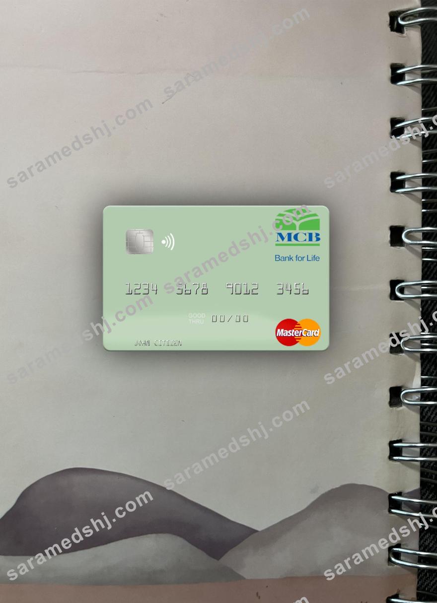 United Arab Emirates MCB Bank mastercard photolook front